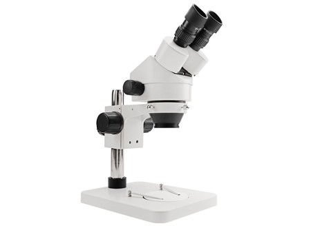 WF10X 45X llevó la metalografía estérea de la biología del microscopio binocular del enfoque del microscopio de la lámpara