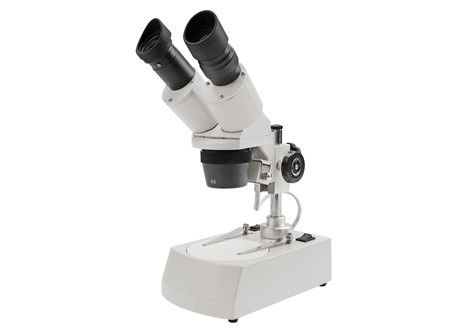 microscopio de luz estereoscópico del estéreo de la lámpara del halógeno del microscopio binocular de 20X 4X 20m m