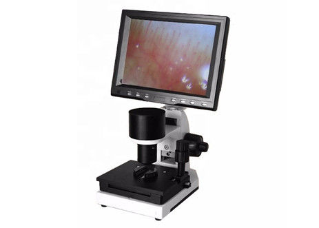 Microscopio biológico del laboratorio del doblez 400X del clavo con la pantalla del Lcd 9 pulgadas de portátil
