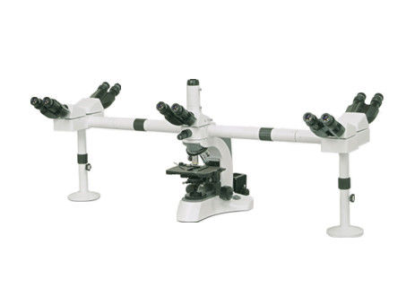 Microscopio biológico del laboratorio multi de la cabeza WF10X para óptico acromático de los estudiantes de medicina