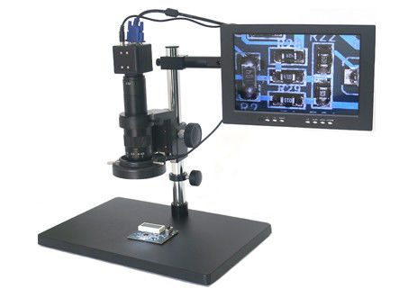 Microscopio industrial Digital 21MP el 16M los 5M WIFI 52 LED Ring Lights de la cámara de VGA