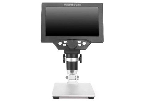 LCD luces LED ópticas inalámbricas del microscopio 12MP 1200X 8 de Digitaces de 7 pulgadas