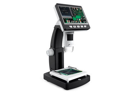 tipo universal LCD Digital del microscopio industrial de 1000X
