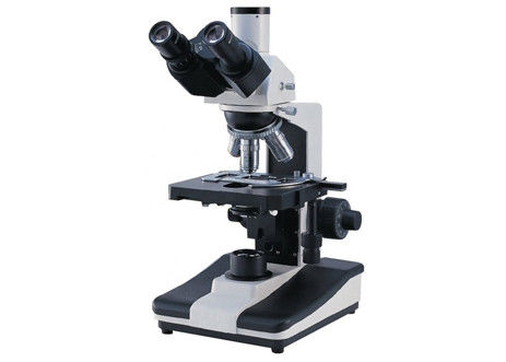 el microscopio del contraste de la fase de 6V 20W Trinocular invirtió la visera del yelmo cuádruple