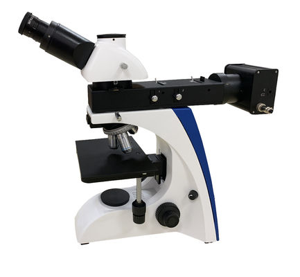 campo oscuro brillante óptico binocular de Tinocular del microscopio metalúrgico de 50X 1000X
