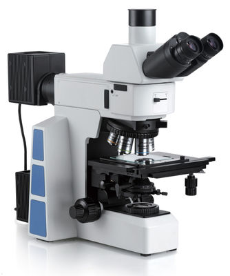 Cámara óptica 50X DIC objetivo del microscopio del campo oscuro de Trinocular metalúrgico