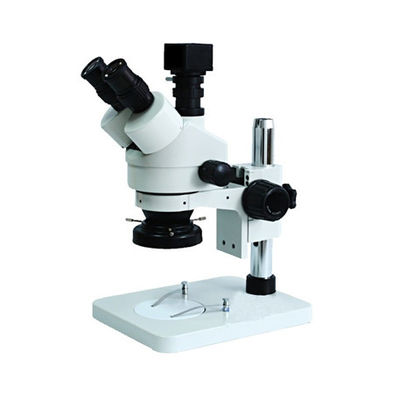 microscopio estéreo de 7-45X Trinocular con la cámara digital para el proyector y Computor