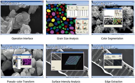 Resolución del microscopio electrónico de exploración de la ampliación 6X-1000000X 1-3nm