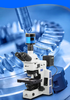 Profundidad estupenda de la investigación 3D Full Auto del campo, microscopio metalúrgico vertical