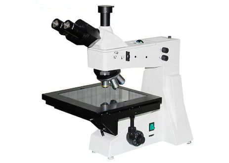 Microscopio óptico de la transmisión de DIC 20x 10x que polariza WF10X/22mm Trinocular