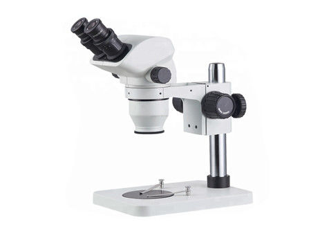 blanco binocular de la reparación de 6.7x 45x de la cámara móvil electrónica del microscopio