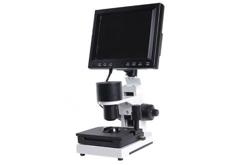 Cámara de vídeo capilar CT del microscopio biológico del laboratorio del LCD de la circulación 8 pulgadas de pantalla