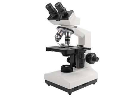 Microscopio ligero monocular de 6V 20W del halógeno de la lámpara de los agujeros binoculares del microscopio 4