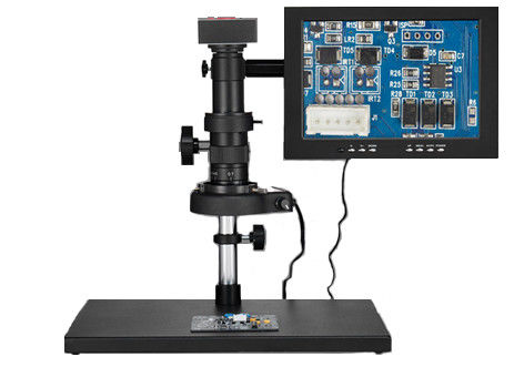 Microscopio que suelda electrónico video de Digitaces 3D 4K con la cámara