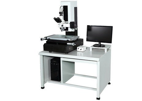 Microscopio metalúrgico óptico de Trinocular 100x100m m que mide el ocular de HD