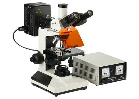 Biología del microscopio de luz del microscopio 4X 100X del laboratorio de ciencia de la Epi-fluorescencia