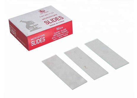 Grueso transparente del vidrio de cubierta de la diapositiva del microscopio 1.2m m 1.0m m