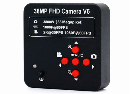 Cámara video del microscopio de 38MP 2K HD