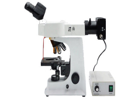 Blanco binocular fluorescente llevado ultravioleta de la luz WF10X 100X del microscopio