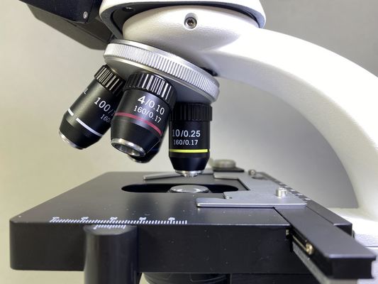 microscopio biológico monocular 1000X con opciones polarizantes del campo oscuro