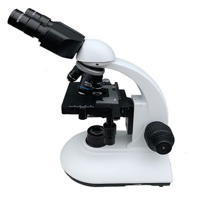 microscopio biológico binocular del ocular 40X de 18m m con la lámpara de 3W LED