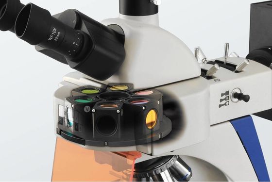 Posición polarizante integrada del microscopio biológico 4 del laboratorio del campo oscuro