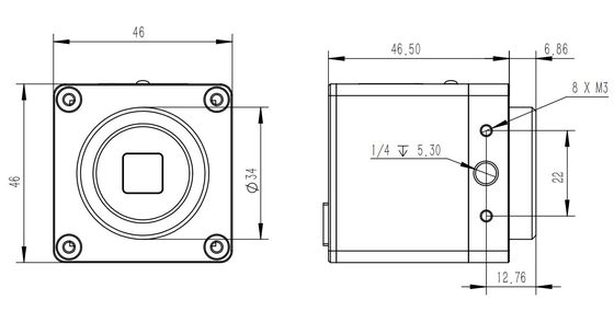 accesorios HDR del microscopio de la cámara digital de 4K HD de par en par dinámico