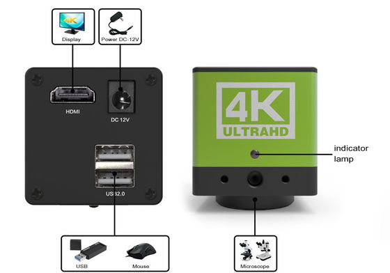 accesorios HDR del microscopio de la cámara digital de 4K HD de par en par dinámico