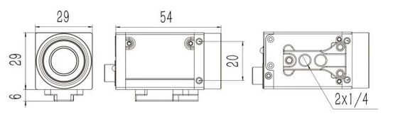 Accesorios del microscopio de la cámara digital USB3.0 con la resolución máxima 4608 x 3288