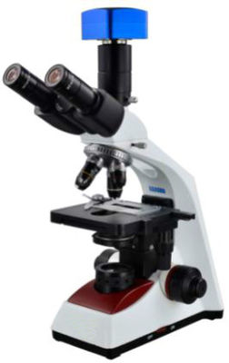 Microscopio biológico Trinocular WF10X 18m m del laboratorio 40X-1000X para actualizar