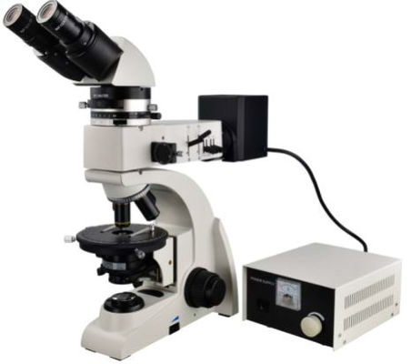 ciencia material metalúrgica binocular óptica del microscopio de polarización de 60X 800X
