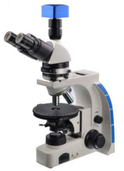 Microscopio de polarización óptico binocular de Trinocular 40X 800X que polariza