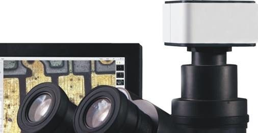 Velocidad de fotogramas máxima de la cámara 22FPS del microscopio del pixel los 5M USB 2,0 Digital